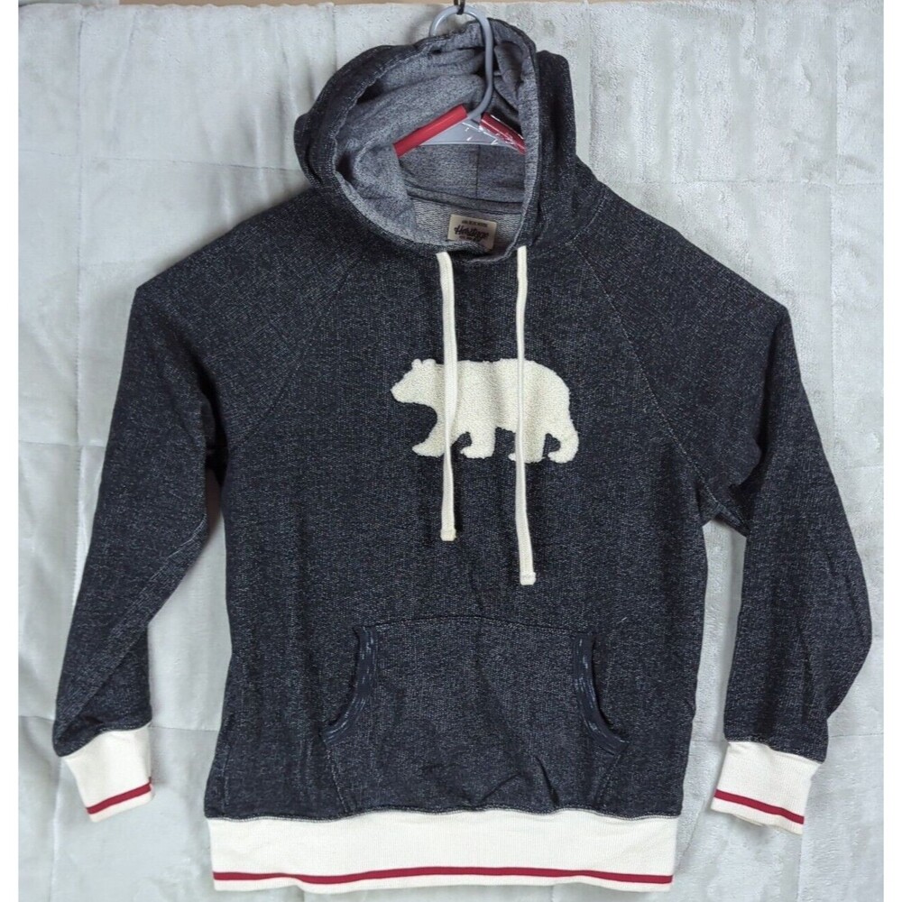 Little Blue House Heritage California Bear Pullover Hoodie Women's Sz Medium